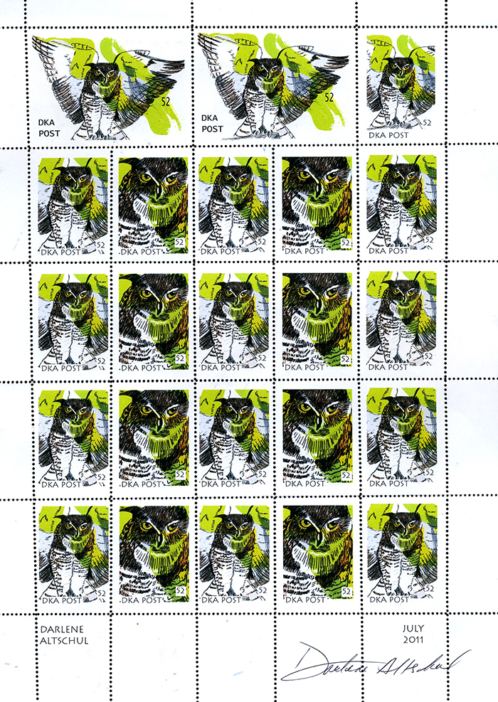 DKA Post Stamps by Darlene Altschul