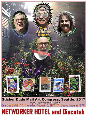 Sticker Dude Mailart Congress