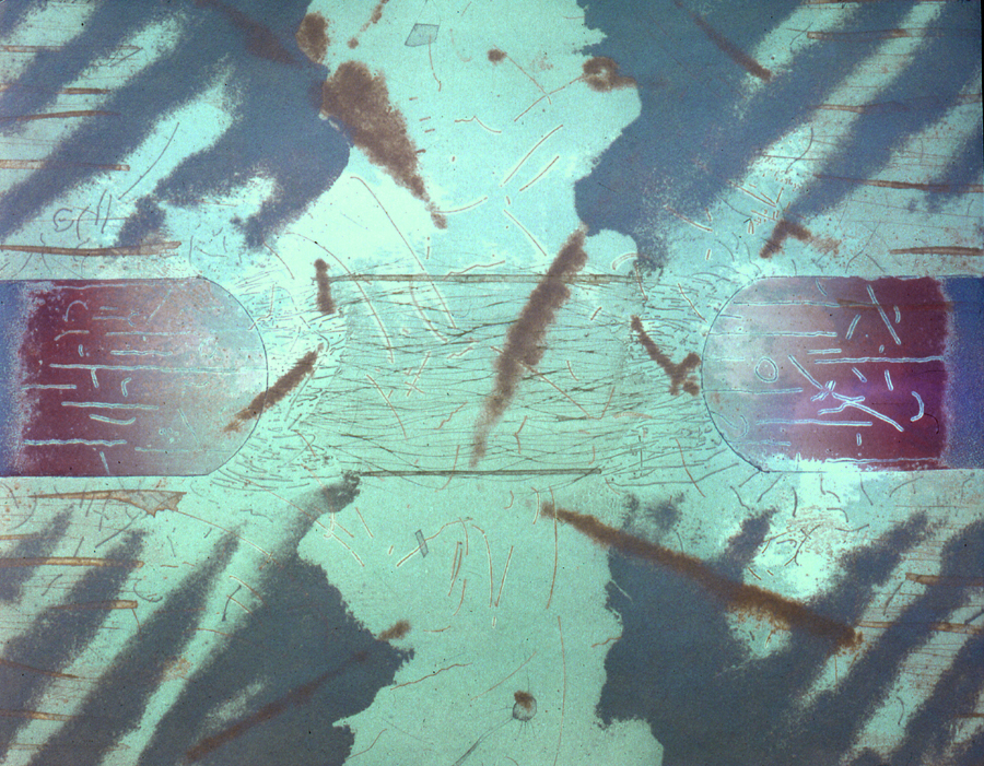 ZZs, Collagraph by C T Chew