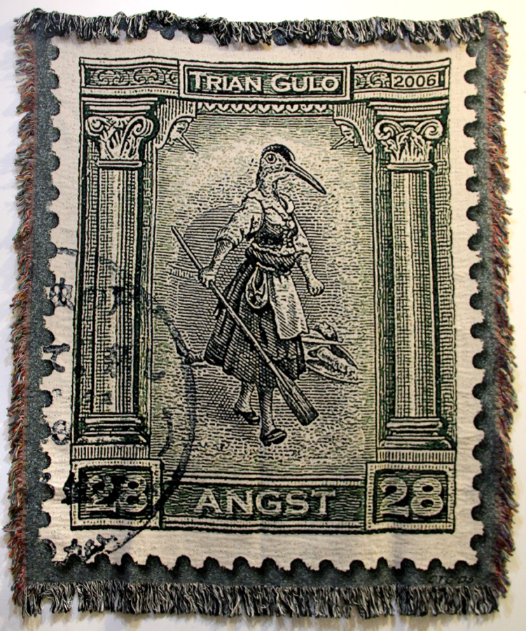 Angst © C. T. Chew 2010 Cotton Blanket