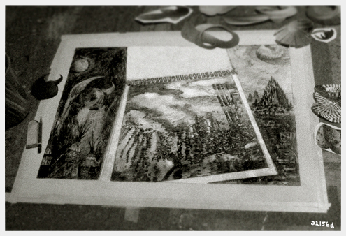 C.T. Chew Greenhorn Drawing