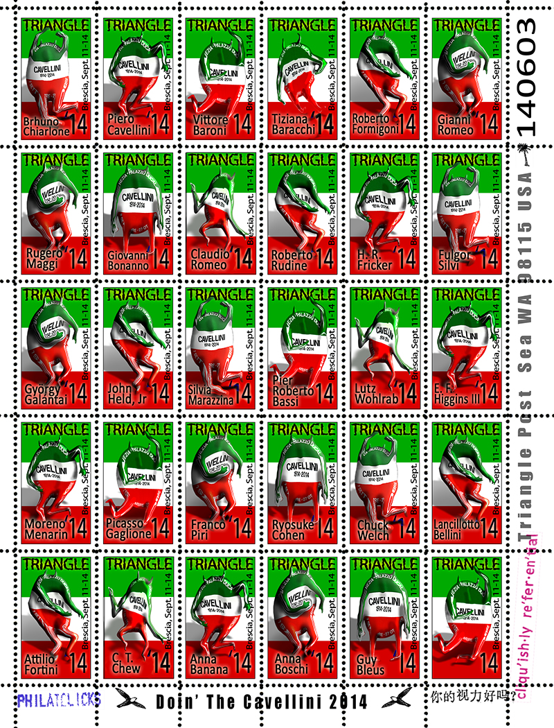 Doin' the Cav stamps by C.T. Chew