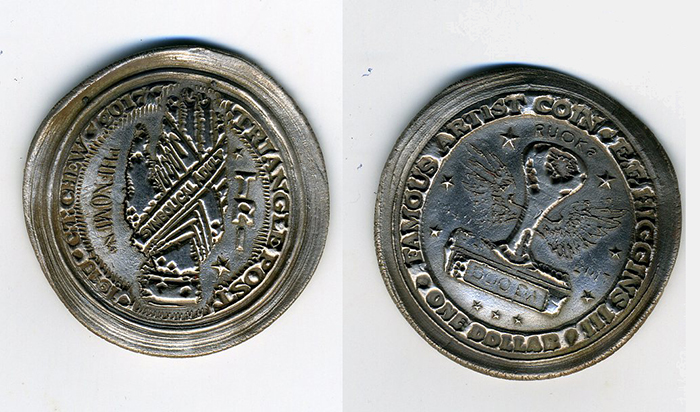 Famous Artist Coin by CT Chew Famous Artist Coin by CT Chew