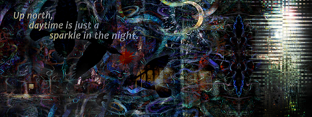 Now Then, Gaze Into Winter by Carl Chew, pages 20 and 21