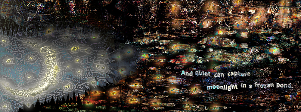 Now Then, Gaze Into Winter by Carl Chew, pages 22 and 23