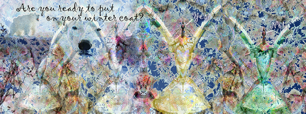 Now Then, Gaze Into Winter by Carl Chew, pages 6 and 7